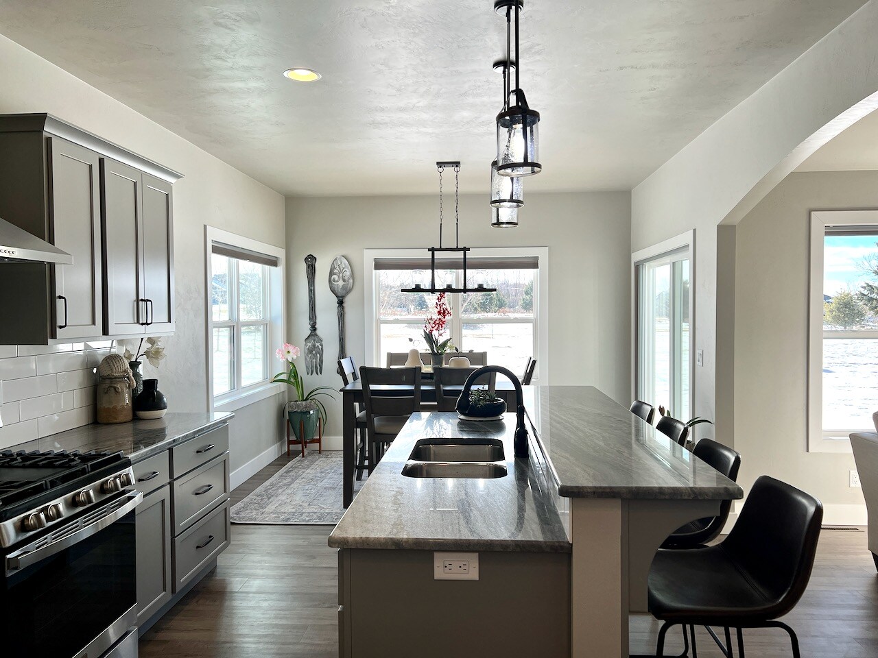 Step up kitchen island. 