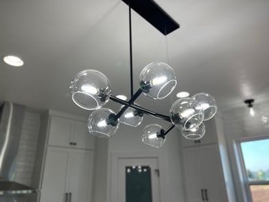 Modern 8 pendant light.