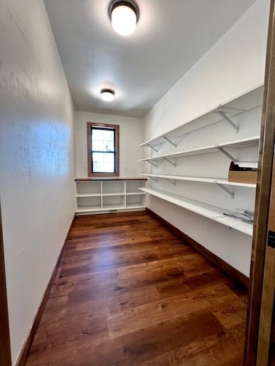 walk-in pantry.