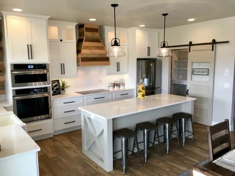 Farm house kitchen island.